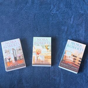Nora Roberts Book Set - The Next Always, The Last Boyfriend, The Perfect Hope